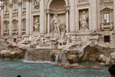 the Trevi Fountain