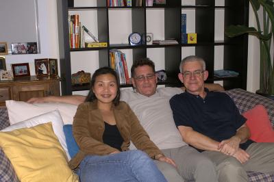 With my best mate Billy, and Lysandra