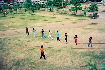 Martial arts in the park