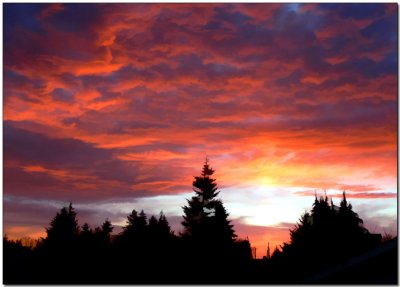 Sunrise watercolour