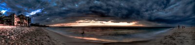 Cottesloe Beach Sunset HDR Pano