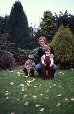 1977 with my nephews Mark & Nigel