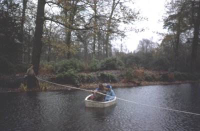 Ferrying across a lake