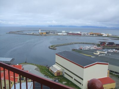 View of Andenes from lighthouse