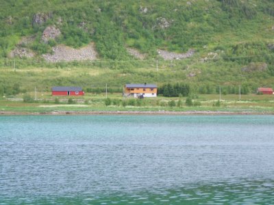 Typical Norwegion lakeside residences