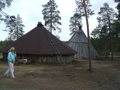 Traditional Sami dwellings