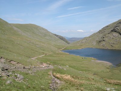 Styhead Pass, an old packhorse trail