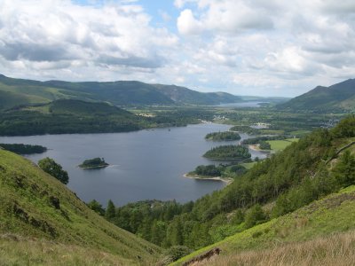 View from Walla Crag on Derwent Water