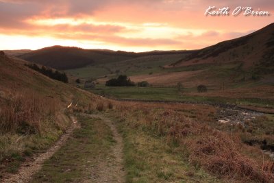 Sunset at Cwm yr Allt Llwyd