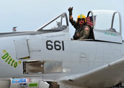 Herb Baker and his T-28 Ditto
