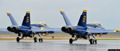 Blue Angels - Solos taking off