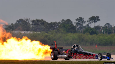 Glory Days jet dragster - Jerry McCart - hit 312 mph today