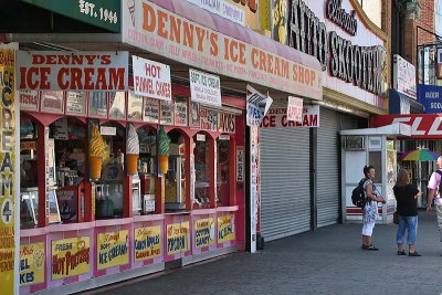 Ice cream shop at Coney Island