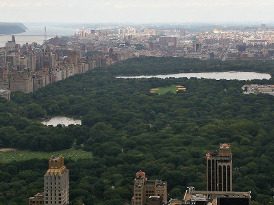 Central Park from Rockefeller Center