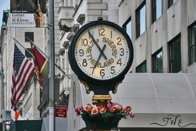 Clock on 5th Avenue