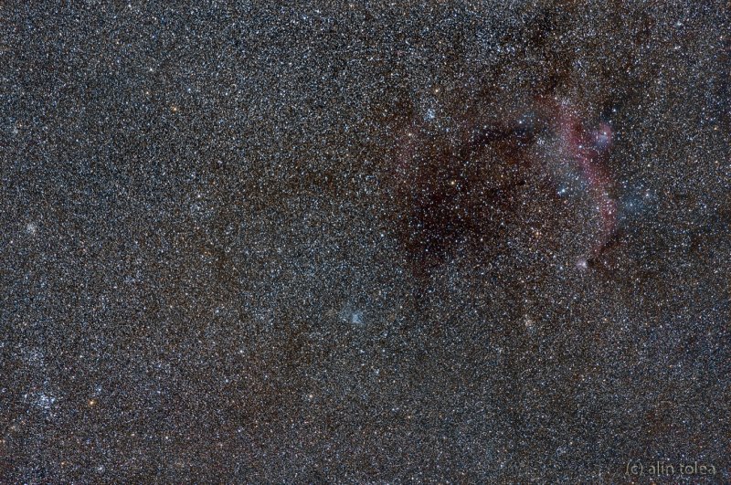 Winter Milky Way East of Sirius: IC2177, Ced90, Thor's Helmet and many open clusters