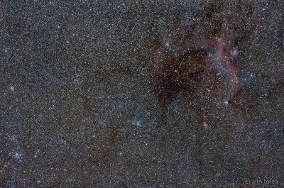  Winter Milky Way East of Sirius: IC2177, Ced90, Thors Helmet and many open clusters
