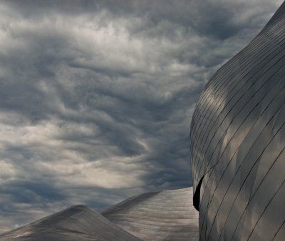 Roof and clouds 2- Frank Gehry's Fisher Performing Arts Center, Bard College.jpg