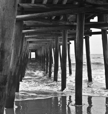 Under the pier, Sandbridge, Virginia, 2010.jpg