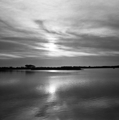 Sunset over the North Pond, Pea Island NWR, North Carolina, 2010.jpg