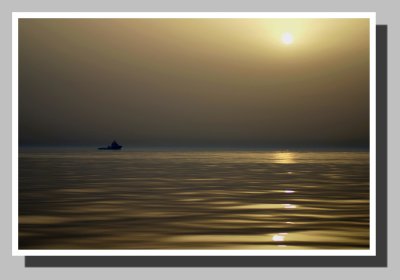 Sunrise in the Persian Gulf