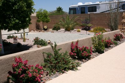 Along side of pool