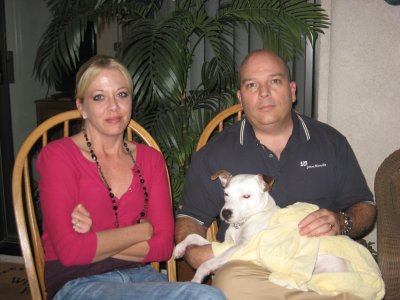 Teresa, Kyle and Snoopy