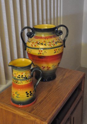 vase and pitcher