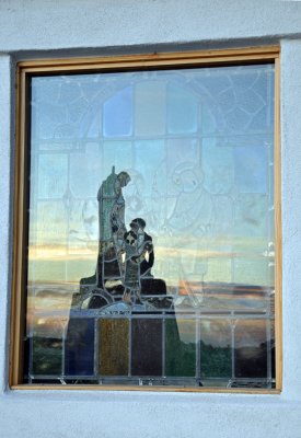 shadow in window