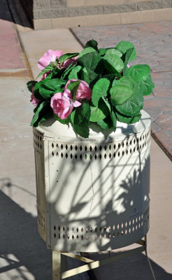 display on sidewalk