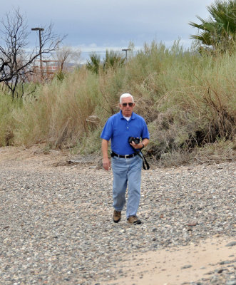 Barry on beach