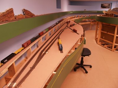View of the Poser tracks fromt he other end.