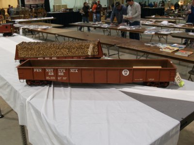 A PRR G27 gondola, sold at the auction.