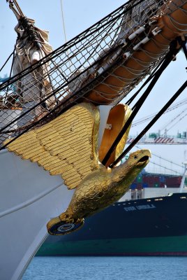 US Coast Guard training ship the Barque Eagle