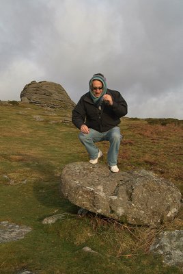 Chris by Haytor Rocks