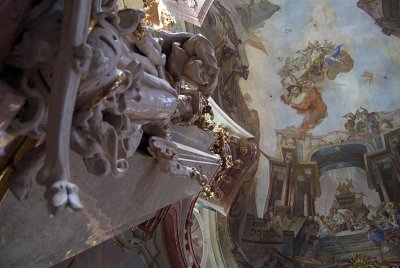 St Nicholas Church Prague Painted Ceiling 08