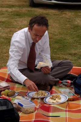 Chris Picnicking Royal Ascot