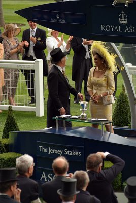 Bruce Forsyth  Wife Wilnelia Royal Ascot