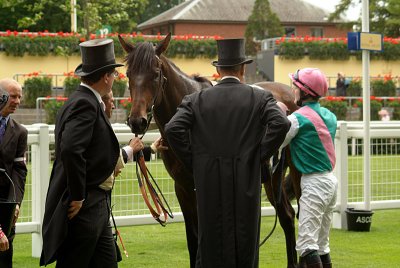 In the Winners Enclosure Royal Ascot