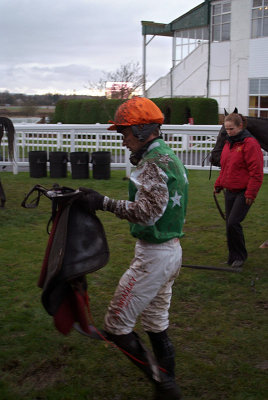 Jockey Jay Pemberton After Racing at Folkestone