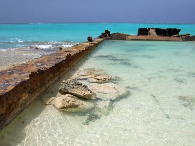 Rusting Barges on the Beach Middle Caicos 12