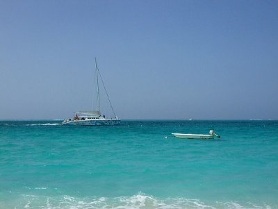 Boats on Grace Bay