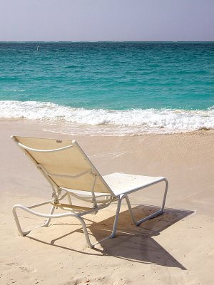 Sun Lounger on Grace Bay Beach