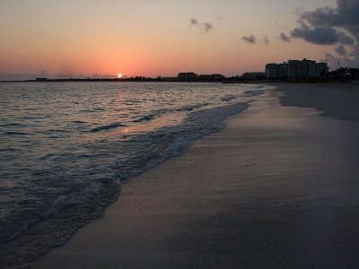 Sunrise from Grace Bay Beach 02