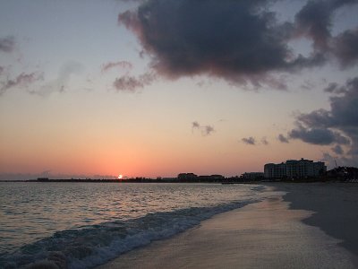 Sunrise from Grace Bay Beach 03
