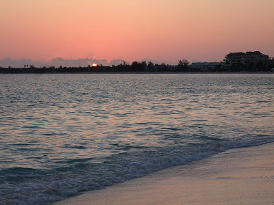 Sunrise from Grace Bay Beach 05