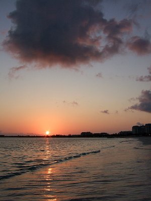 Sunrise from Grace Bay Beach 16
