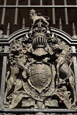 Coat of Arms on Metal Gate