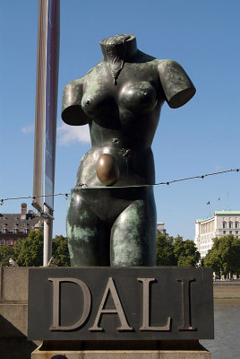 Dali Exhibition by River Thames