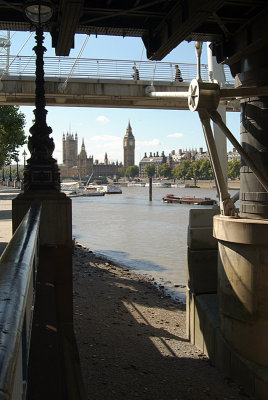 Houses of Parliment from under Bridge across the Thames